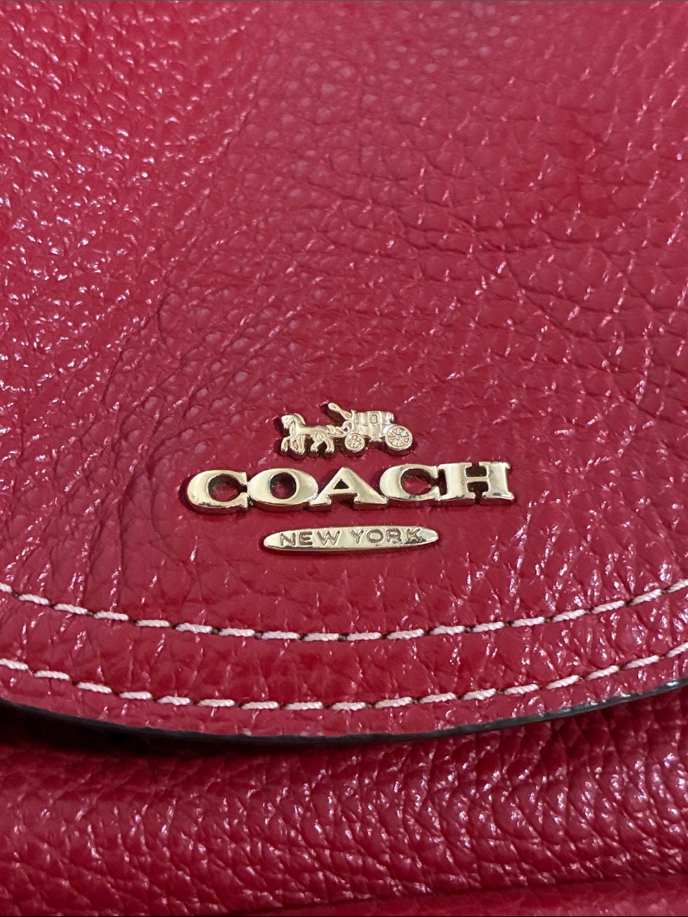 Coach Pennie 22 mini backpack Red - Picture 2 of 8